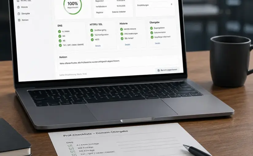 Domainbewertung mit technischem Prüfbericht: Wert fundiert einschätzen