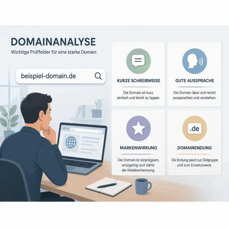 Illustration der wichtigsten Werttreiber einer Domain