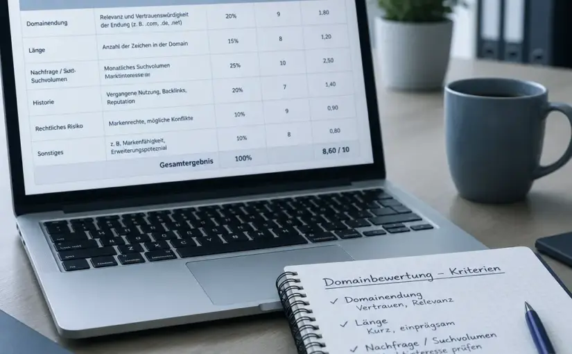 Domainbewertungen richtig vergleichen: Methoden, Kriterien und typische Fehler