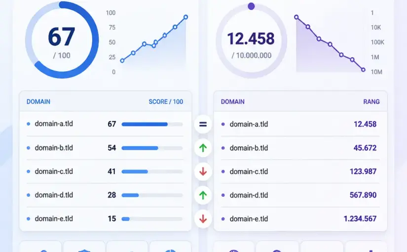 Domainbewertungen: Score oder Rang – was wirklich zählt