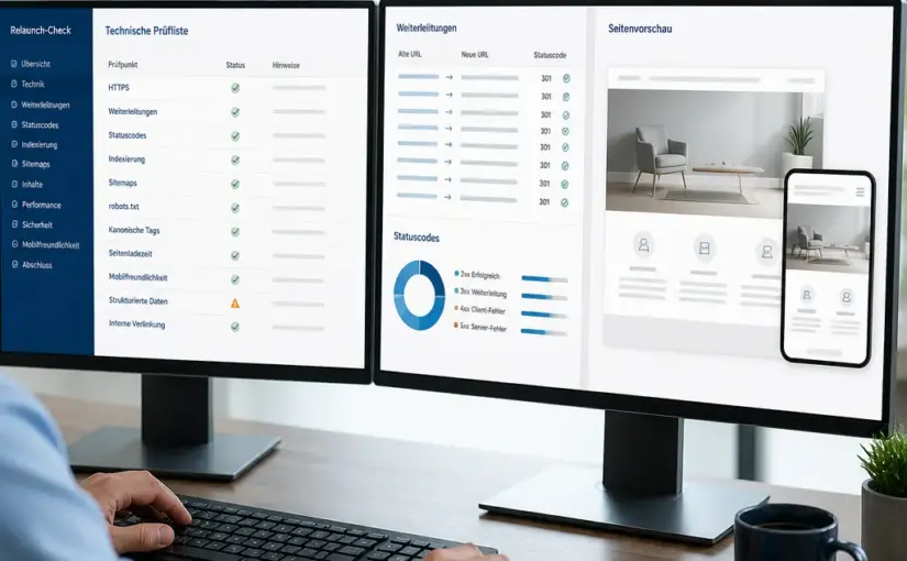 Website-Relaunch technisch prüfen: Der umfassende Praxisleitfaden